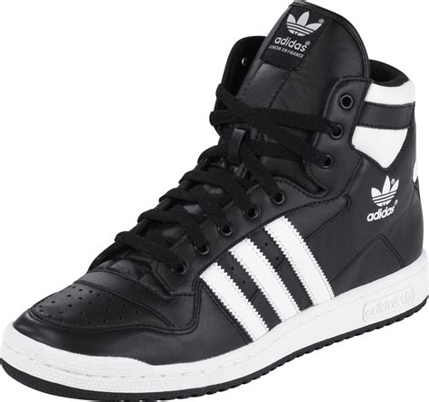 adidas schuhe mid hoch schwarz weiß|Adidas Originals High Sneaker für Herren .